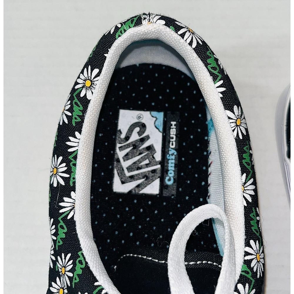 Vans Era Scribble Flower Sneakers Men's 10 Daisy Black 500383 Skater Floral - Picture 5 of 11